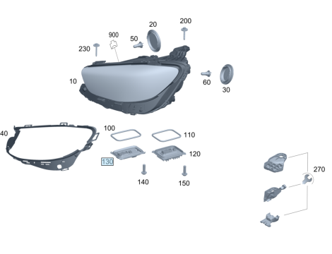 NOWY ORYGINALNY MODUŁ LED STEROWNIK MERCEDES GLC CLA W118 W177 GLE W167 W213 W247 W290 GT A2139002834 - 3