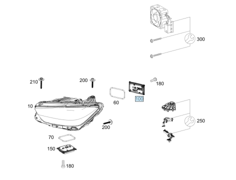 NOWY ORYGINALNY MODUŁ LED STEROWNIK MERCEDES GLC CLA W118 W177 GLE W167 W213 W247 W290 GT A2139002834 - 6