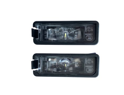 2X NOWE OEM LAMPKI DIODY LED REJESTRACJI AUDI Q8 RSQ8 VW GOLF ARTEON T-ROC ID3 PASSAT POLO UP SEAT IBIZA ST LEON 3G5943021 - 4