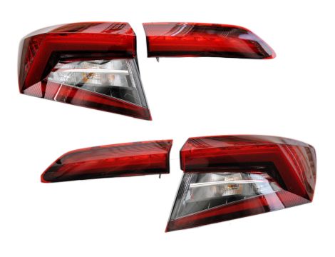 4X NOWE ORYGINALNE LAMPY TYLNE SKODA KAROQ 57A945308 57A945307 57A945207 57A945208