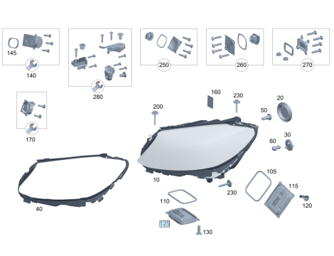 NOWY OE MODUŁ LED STEROWNIK MERCEDES A W177 B W247 C W205 E W213 CLA GLC GLE W167 A2479003603 - 3