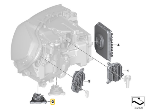 OE MODUŁ LED ŚWIATEŁ DO JAZDY DZIENNEJ BMW X3 G01 X4 G02 63117466102 - 3