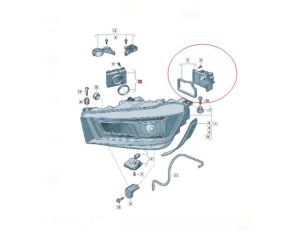 OE MODUŁ LED ŚWIATŁO DZIENNE KIERUNKOWSKAZ DO MATRIX LEWA STRONA AUDI Q5 80A 80A998473C - image 2