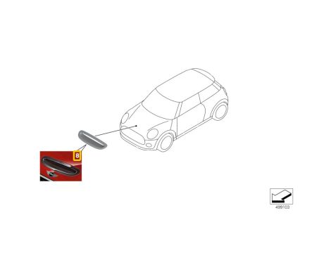 OE OSŁONA WLOTU POWIETRZA CARBON MINI COOPER S F56 F55 CLUBMAN F54 CABRIO F57 51142353345 - 2