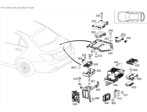 NOWY OE MODUŁ STEROWNIK CZUJNIK CIŚNIENIA OPON RDC SENSOR MERCEDES B-KLASA W246 C-KLASA W205 CLA W117 S-KLASA W222 A0009006907 - 3