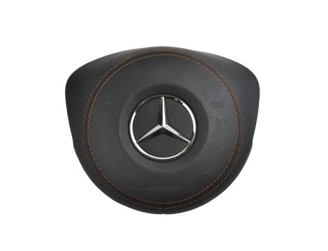 OEM AIRBAG PODUSZKA POWIETRZNA KIEROWNICY CZARNA SKÓRA MERCEDES W205 AMG