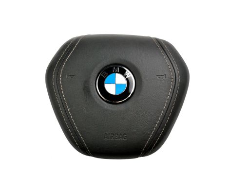 OE PODUSZKA POWIETRZNA AIRBAG KIEROWNICY CZARNA SKÓRA BMW 5 G30 G31 7 G11 G12 32306876405