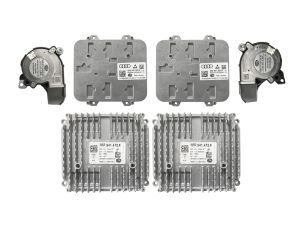 NOWY OE ZESTAW MODUŁ LED WENTYLATOR MATRIX AUDI A7 / RS7 7PP941472K + 8V0907463A , 9MN011184-04 + 4H0941329A