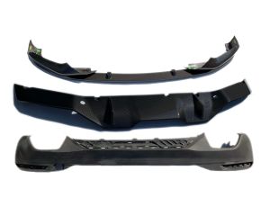 NOWY OE CARBON KOMPLETNY ZESTAW NAKŁADKA NA ZDERZAK DYFUZOR SPOILER TYLNY + PRZEDNI BMW 5 G30 51112414135 - image 2