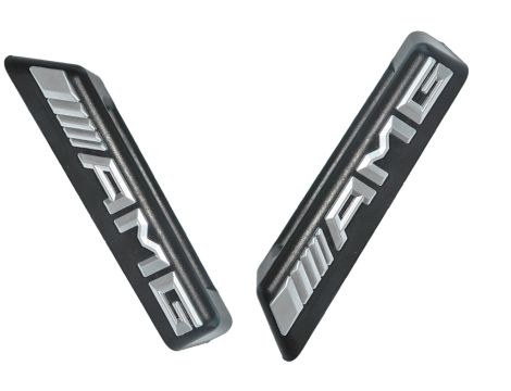 NOWY ZNACZEK AMG LOGO EMBLEMAT ATRAPĘ PRZEDNIĄ MERCEDES W205 C63 W212 W117 C117 CLA45 A45 HAJP0243 - 2