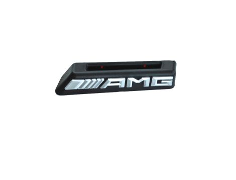 NOWY ZNACZEK AMG LOGO EMBLEMAT ATRAPĘ PRZEDNIĄ MERCEDES W205 C63 W212 W117 C117 CLA45 A45 HAJP0243 - 4