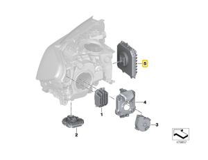 NOWY OE LED MODUŁ STEROWNIK BMW 5 G30 G31 6 G32 GT F90 M5 7 G11 G12 X3 7472763 - 7476487 - image 2