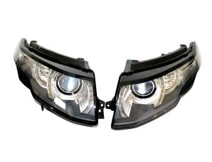 2X NOWE ORYGINALNE BIXENON XENON REFLEKTORY LAMPY LED KOMPLETNE RANGE ROVER EVOQUE BJ32-13W030E BJ32-13W029E