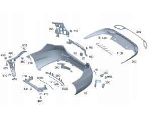 NOWY OE CZUJNIK SENSOR RADAR BLIND SPOT ASSIST TYLNY MERCEDES C W206 S W223 W232 AMG SL 43 W254 GLC W295 EQE W297 EQS A0009000845 A0009003138 A0009004943 - image 2