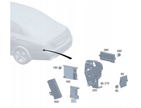 NOWY OE MODUŁ STERUJĄCY RADAR DISTRONIC PLUS MERCEDES C W206 S W223 W254 GLC W295 W296 W297 EQE EQS A2239008631 - 4