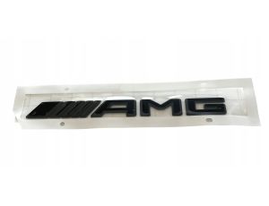 NOWY OE AMG EMBLEMAT ZNACZEK LOGO CZARNY MERCEDES CLA C117 GLA X156 W176 W203 W204 W205 GLE C292 W210 W211 W212 ML W166 GT 190