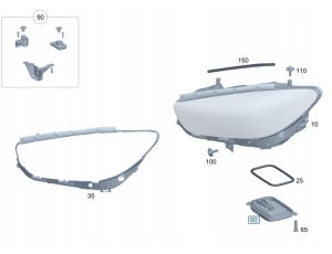 NOWY OE MODUŁ LED STEROWNIK MERCEDES A W177 B W247 CLA W118 EQA W243 EQC W293 A2479002113 - image 2