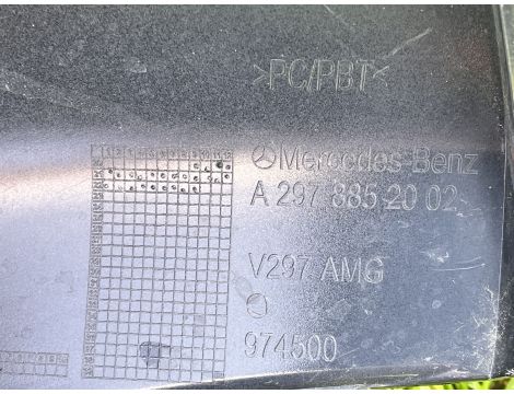 ZDERZAK PRZEDNI AMG SREBRNY + SPOJLER MERCEDES EQS W297 580 2022-2025 A2978852002 - 6